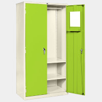 ราคา ICONIC ตู้เสื้อผ้าบานเปิดมือจับบิด รุ่น WO-1 สีเขียว (YA36022)