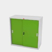ราคา LUCKYWORLD ตู้บานเลื่อนทึบเตี้ย รุ่น KSS-90 สีเขียว ขนาด 3 ฟุต (เหล็กหนา0.6 มม) (YA36171)