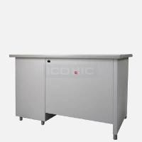 ราคา LUCKYWORLD โต๊ะทำงานเหล็ก รุ่น DX40/3 (เหล็กหนา 0.6 มม.) สีเทาทราย size 4 ฟุต (YA36215)