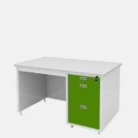 ราคา LUCKYWORLD โต๊ะทำงานเหล็ก รุ่น DL40/3 เหล็กหนา 0.6 มม. สีเขียว ขนาด 4 ฟุต (YA36336)