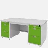 ราคา LUCKYWORLD โต๊ะทำงานเหล็ก รุ่น DL52/33 เหล็กหนา 0.6 มม. สีเขียว ขนาด 1.6 เมตร (YA36344)