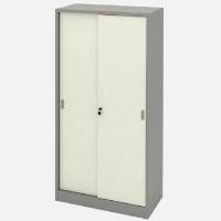 ราคา LUCKYWORLD ตู้บานเลื่อนทึบสูง รุ่น KSS-914 สีทูโทน ขนาด 3 ฟุต (เหล็กหนา0.6 มม.) (YA36417)