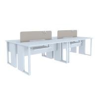 ราคา INDEX LIVING MALL โต๊ะคอมพิวเตอร์ 4 ที่นั่ง S รุ่นเวคตร้า สีขาว ขนาด 300 ซม. (YA36427)