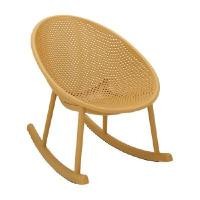 ราคา INDEX LIVING MALL เก้าอี้โยกสนาม รุ่นโคโม่ - สีเหลือง (YA36602)