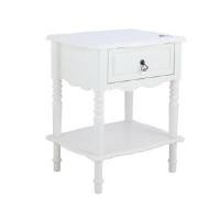 ราคา INDEX LIVING MALL ตู้ข้างเตียง รุ่นอนาสตาเซียพลัส - สีขาว (YA36600)