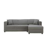 ราคา INDEX LIVING MALL โซฟาผ้า L-shape ด้านซ้าย รุ่นจิม สีเทาอ่อน ขนาด 240 ซม. (YA36662)