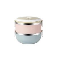 ราคา RRS ปิ่นโต 2 ชั้น เก็บความร้อน คละสีพาสเทล ขนาด 1400 ml. (YA37062)