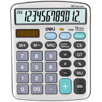 ราคา DELI เครื่่องคิดเลข Calculator EM19810 สีเงิน (Silver) (YA37448)
