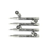 ราคา ARTLINE ปากกาเมทัลลิค หัวเข็ม 0.8 มม. สีเงิน ชุด 4 ชิ้น (YA38170)