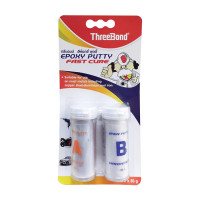ราคา THREEBOND กาวอีพ๊อกซี่พุตตี้ แห้งเร็ว รุ่น G2083NAF00Q สีเทา ขนาด 50 ก. x 2 (YA39003)