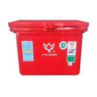 ราคา ดอกบัว ตู้แช่ขาเตี้ยมีบานพับพร้อมมือจับ สีแดง รุ่น LF-40 ขนาด 40 ลิตร (YA39192)