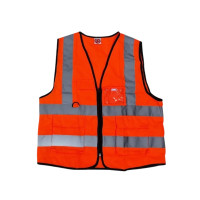 ราคา MAPLE SAFETY เสื้อสะท้อนแสง รุ่น RV-31SB ผ้าเรียบสีส้มสะท้อนแสง (YA39977)