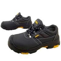 ราคา I-BEL รุ่น 302ES มาตรฐานS3 ไซส์46 หุ้มส้น หนังแท้สีดำ พื้นPU+NBR กันลื่นได้ดี หัวเหล็ก ทนเเรงกระเเทก200จูล พื้นเหล็ก กันเจาะทะลุ กันน้ำซึม (YA40659)