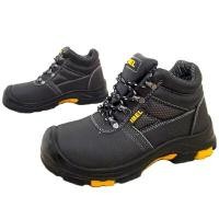 ราคา I-BEL รุ่น502ES มาตรฐานS3 ไซส์46 หุ้มส้น หนังแท้สีดำ พื้นPU+NBR กันลื่นได้ดี หัวเหล็ก ทนเเรงกระเเทก200จูล พื้นเหล็ก กันเจาะทะลุ กันน้ำซึม (YA40670)