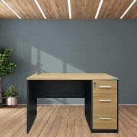 ราคา ICONIC โต๊ะทำงานไม้ 3 ลิ้นชัก รุ่น CST-120A/3 (YA41087)