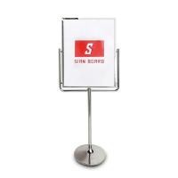 ราคา SIAM BOARD บอร์ดประชาสัมพันธ์อะคริลิค ขาตั้งสแตนเลส ขนาด 60x80 ซม. (YA42567)