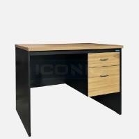 ราคา ICONIC โต๊ะทำงาน รุ่น CTF-120Z สีคาปูชิโน่-ดำ ขนาด 120x60x75 ซม. (YA42824)