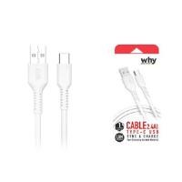 ราคา WHY สายชาร์จ SPACE 3 TYPE-C รุ่น UC-2151C ยาว 1 เมตร (YA43259)