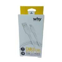 ราคา WHY สายชาร์จ MICRO USB SPACE 3 รุ่น UC-2151A ความยาว 1 เมตร (YA43262)