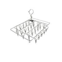 ราคา CASSA-CB0017-CS-26-ห่วงตากผ้าสแตนเลสแบบเหลี่ยม 26 ตัวหนีบ (YA43467)