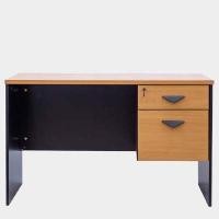 ราคา ICONIC โต๊ะทำงาน รุ่น ST-120A สีเชอร์รี่-ดำ (YA43832)