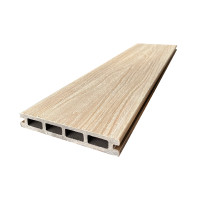 ราคา MAITIAMTHAI ไม้พื้นกลวงเหลี่ยมภายนอก WPC สีเมเปิ้ล ขนาด 140x23 มม. ยาว 3 เมตร (YA44460)