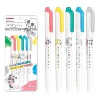 ราคา ZEBRA ปากกาไฮไลท์ รุ่นMildliner Disney มินนี่ สีคละ แพ็ค (YA44944)