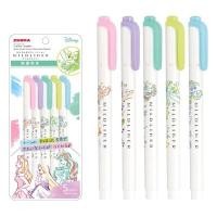 ราคา ZEBRA ปากกาไฮไลท์ รุ่นMildliner Disney เจ้าหญิง สีคละ แพ็ค (YA44942)