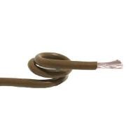 ราคา ZW สายอ่อน Wiring H07V-R AC DC สายเพาเวอร์ ทองแดงชุบสีเงิน 6 Sq.mm. สีน้ำตาล (YA45139)