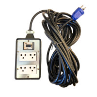 ราคา SANDKING ปลั๊กไฟมาตรฐานโรงงาน 4 ช่อง พร้อมสวิตช์และกราวด์ ขนาด 10 เมตร 240V (YA45126)