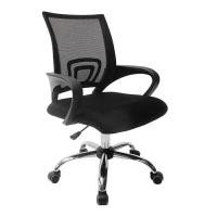 ราคา MEDILA เก้าอี้สำนักงาน ตาข่าย ปรับระดับ มีล้อลาก สีดำ รุ่น CH0001BK (YA64018)