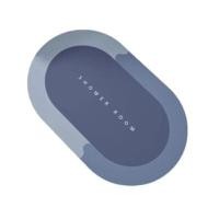 ราคา THAI SUN SPORT พรมเช็ดเท้า พรมห้องน้ำ พรมปูพื้น ซีลิโคนไดอะตอมไมต์ รุ่น MAT0003 สีน้ำเงิน ขนาด 40x60 ซม. (YA67401)