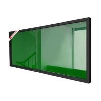 ราคา บอร์ดติดประกาศตู้กระจก Siam Board OFMS0441 ขนาด 120x150 ซม. กำมะหยี่เขียว กรอบสีดำ (YA68042)