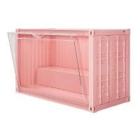 ราคา COCOGU กล่องใส่โมเดล ตู้คอนเทนเนอร์ มีไฟ รุ่น 910-1 สีชมพู (YA73035)
