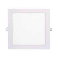 ราคา โคมดาวน์ไลท์หน้าเหลี่ยม 8 นิ้ว LED 18W Daylight LAMPTAN รุ่น Slim Alu SQ 18W/DL สีขาว (YB01515)