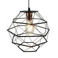 ราคา LUZINO โคมไฟแขวนเหล็ก E27x1 รุ่น L165573 สีดำ (YB01603)