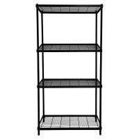 ราคา KASSA HOME ชั้นตะแกรงเหล็กอเนกประสงค์ 4 ชั้น สีดำ ขนาด 90x45x160 ซม. (YB02047)