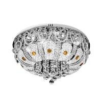 ราคา LUZINO โคมไฟแขวนเพดานแก้ว Tri-Color พร้อมรีโมต (LED 24W+E27x8) (YB02332)