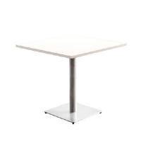 ราคา โต๊ะอเนกประสงค์ ขาสแตนเลสทรงเหลี่ยม สี White ขนาด 60x60x74 ซม. (YB03444)