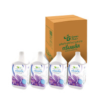 ราคา GREEN PLUS น้ำหอมปรับอากาศ สูตรน้ำ กลิ่นมิราเคิล สีม่วง ขนาดยกลัง 3,800 มล.x4 (YB05294)