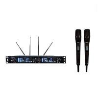 ราคา SHERMAN MIC-336 ไมโครโฟนไร้สาย UHF พร้อมระบบป้องกันการรบกวน สีดำ (YB05365)