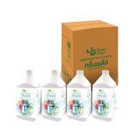 ราคา GREEN PLUS น้ำยาปรับผ้านุ่ม สีขาว ขนาดยกลัง แกลลอน 3,800 มล.x4 (YB05645)