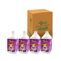 ราคา GREEN PLUS น้ำยาปรับผ้านุ่ม สูตรเข้มข้น สีม่วง ขนาดยกลัง (3,800 มล.x4) (YB05672)