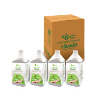 ราคา GREEN PLUS สบู่เหลวล้างมือ สูตรใส ไร้สีไร้กลิ่น ขนาดยกลัง 3,800 มล.x4 (YB06597)
