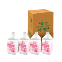 ราคา GREEN PLUS สบู่เหลวอาบน้ำ กลิ่นเมมโมรี สีชมพูมุก ยกลัง (3,800 มล.x4) (YB07214)