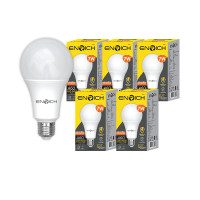 ราคา ENRICH หลอดไฟ LED BULB 7W ECO LIFE แสงวอร์มไวท์ แพ็ก 5หลอด (YB10547)