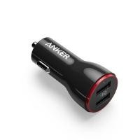 ราคา ANKER หัวชาร์จในรถยนต์ รุ่น POWERDRIVE 2 สีดำ ขนาด 24W 2-Port (YB11365)