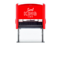 ราคา SANDKING ตรายางหมึกในตัว ข้อความพร้อมดำเนินการ หมึกสีแดง ขนาด 38x14 มม. ระบบเติมหมึกได้ (YB16644)