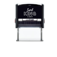 ราคา SANDKING ตรายางหมึกในตัว พร้อมเติมหมึก หมึกสีน้ำเงิน ขนาด 38x14 มม. (YB17849)