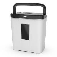 ราคา DELI เครื่องทำลายเอกสาร 12L ย่อยกระดาษ ขนาด A4 รุ่น E9939-WH-01 สีขาว-ดำ (YB18797)